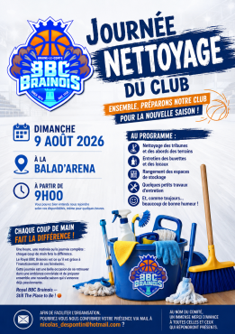 Nettoyage du club 🧹