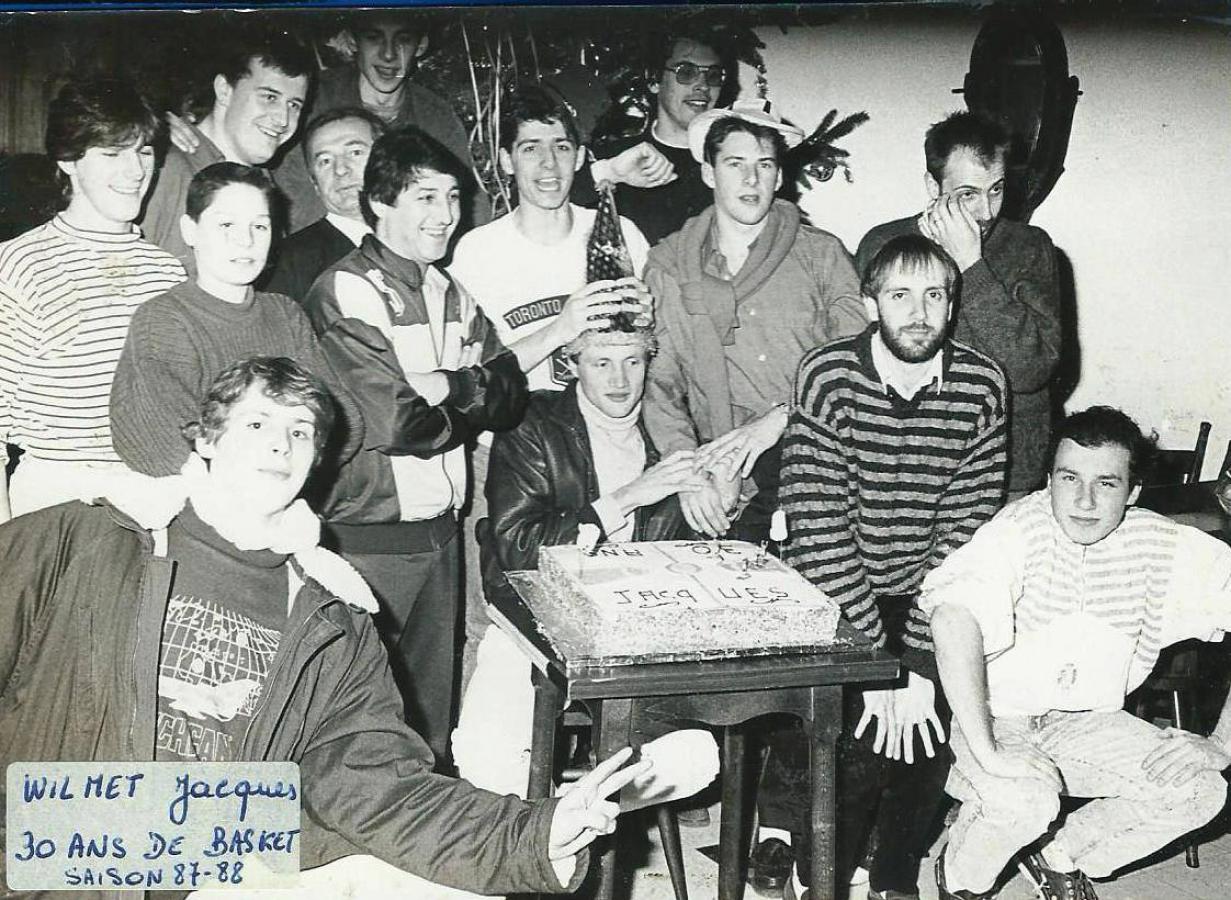 30 ans de Basket - Jacques Wilmet 1987 - 1988