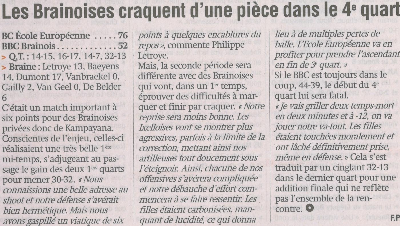 Ecole Européenne - R2D - 13 novembre 2017