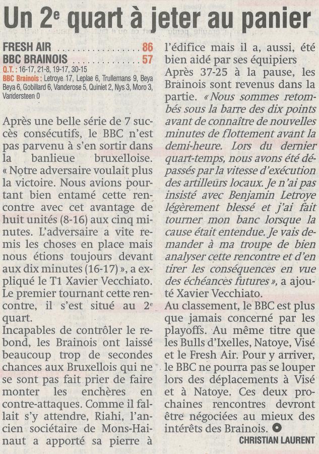 Fresh Air - R2 - 05 février 2018